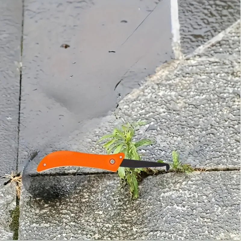 Foldable Garden Weed Control Tool — Lightweight Metal Weeder