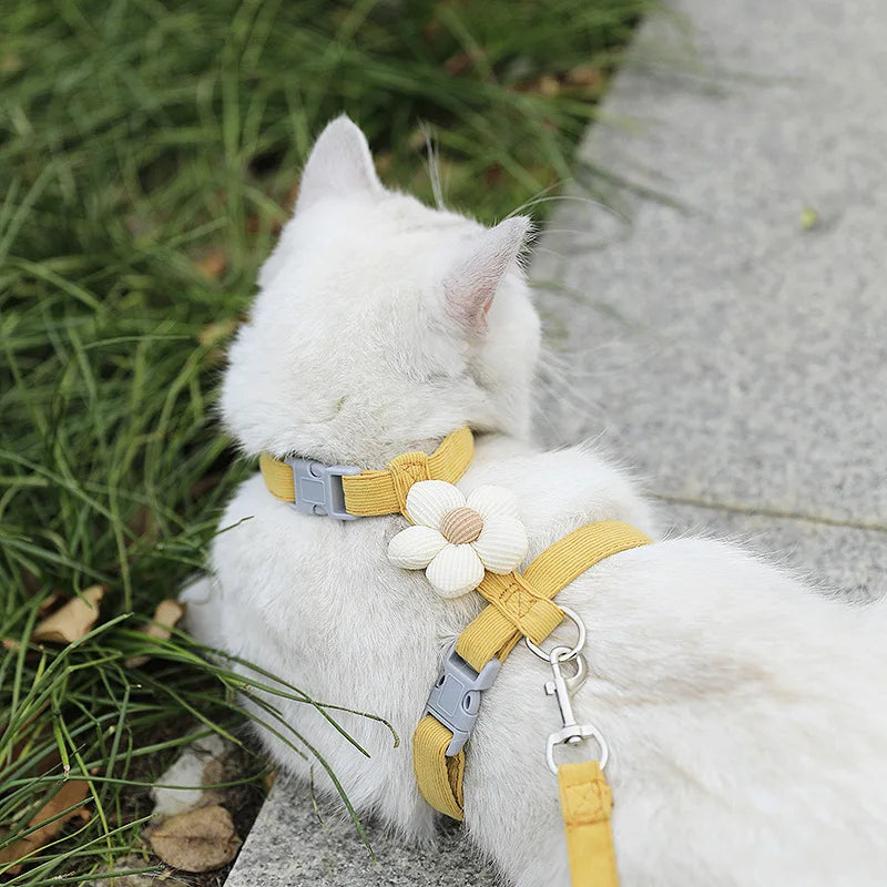 Cat Harness and Leash Set - Adjustable Breathable Walking Vest – photo 2