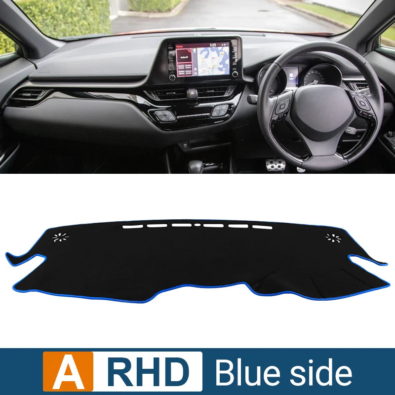 For Toyota CHR C-HR CH R 2016 2017 2018 2019 2020 2021 2022 2023 Car Dashboard Mat Sun Shade Non-Slip Pad Cover Accessories