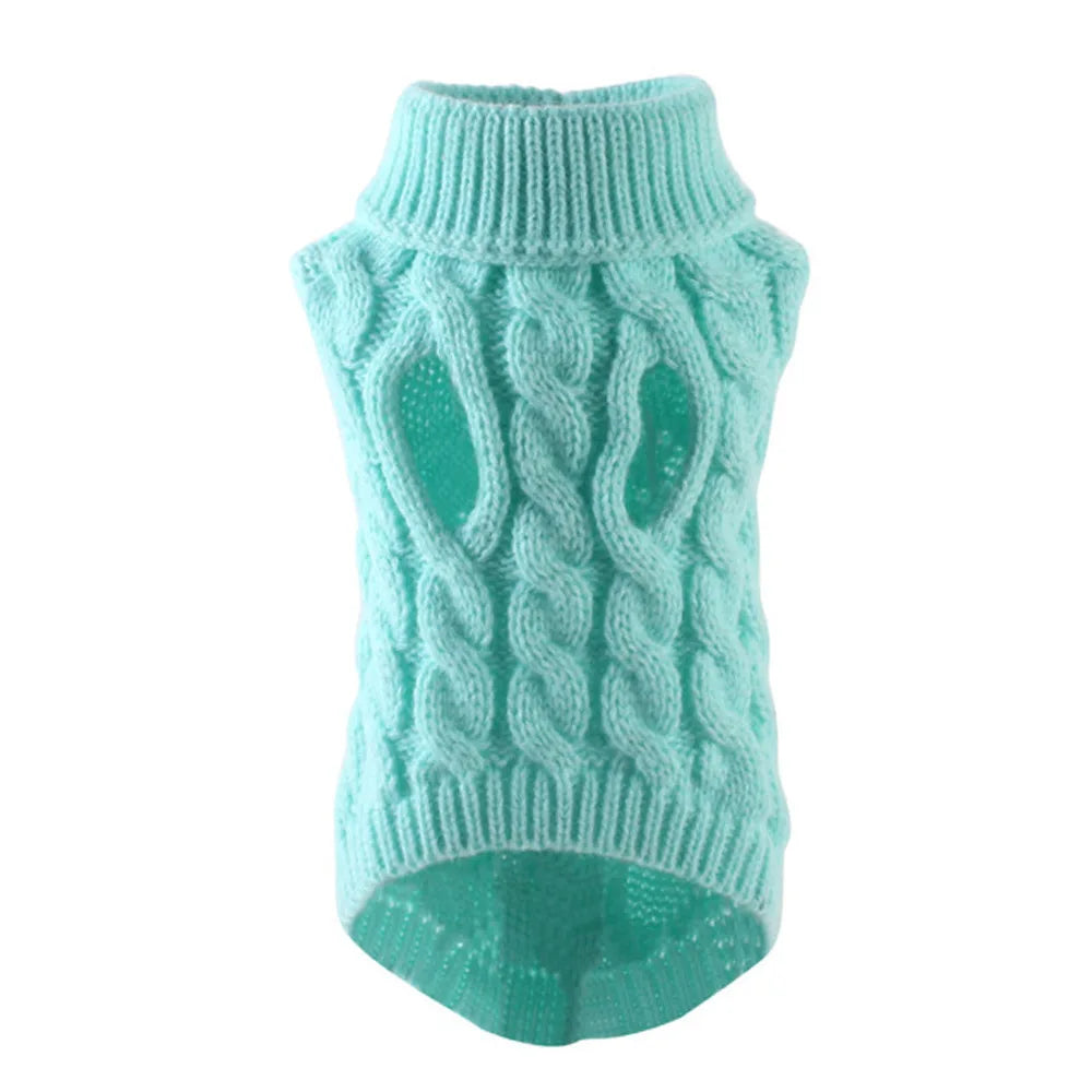 Knitted Winter Dog Coat - Warm Sweater for Small and Medium Dogs - photo 11
