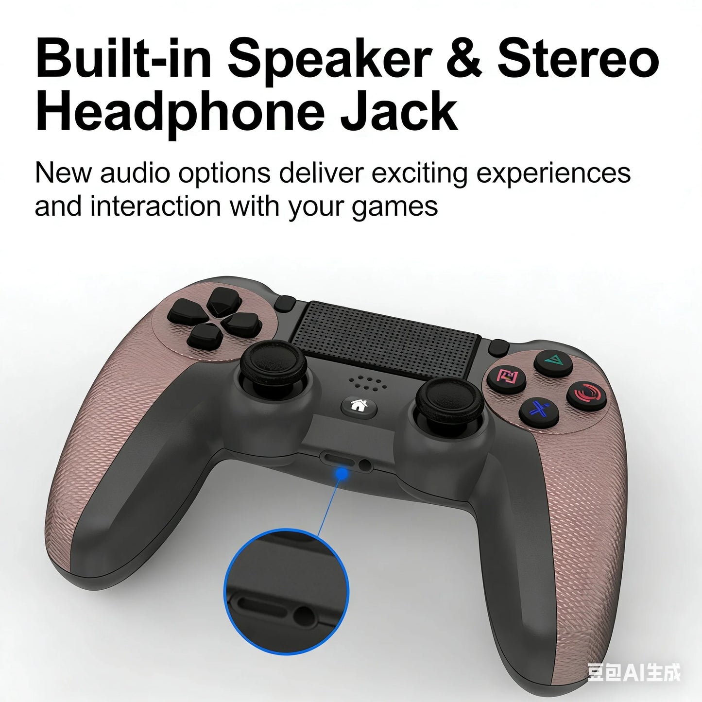 Wireless Controller for PS4 V2 Playstation 4 Remote Game Joystick LED Sign Compatible with PS4 Command Console