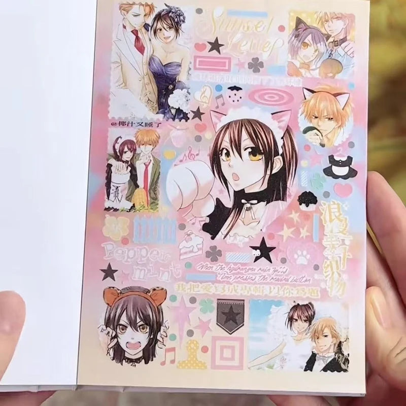 Cute Japanese Anime Characters Cut Film Sticker Book Girl Journal Phone Case DIY Scrapbook Sticker Kawaii Decoration Stickers
