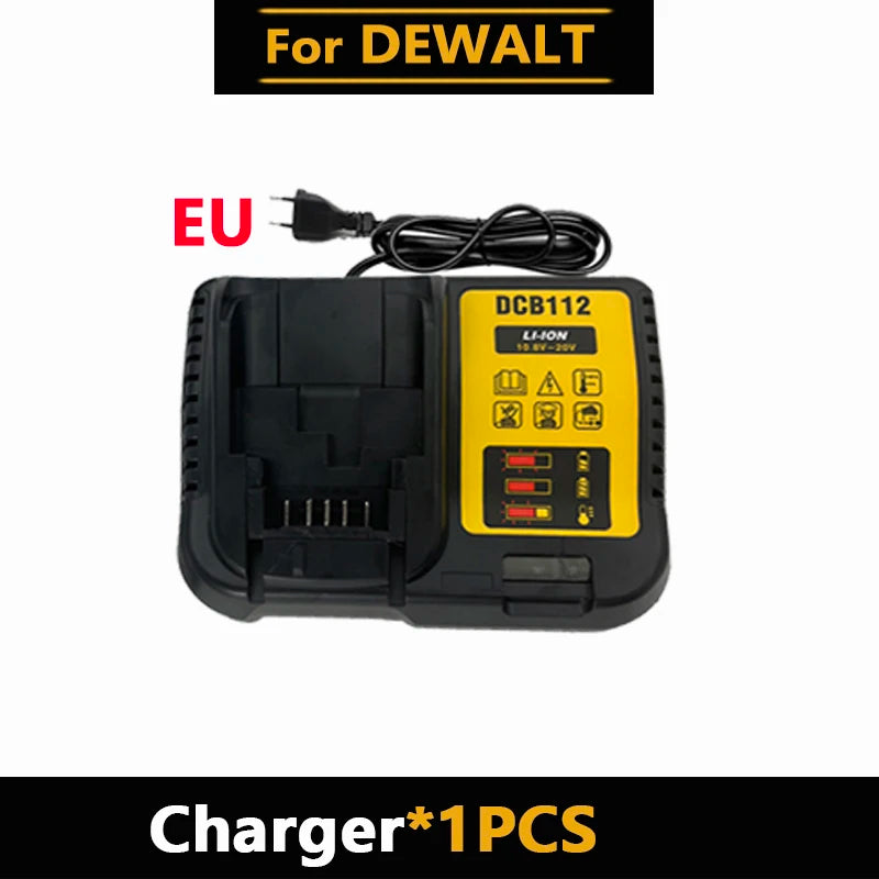 for DeWalt 18v 20V Lithium Ion Batteries 20V 12Ah DCB203 Li ion Battery Replacement DCB206 DCB205 DCB204 DCB200Power Tools