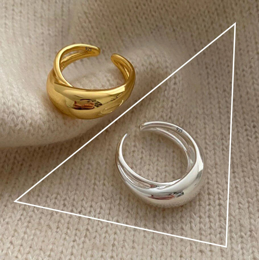VENTFILLE 925 Sterling Silver Flower Lace Ring Korean Fashion Opening Inlaid CZ Adjustable Rings Valentine's Day Gift