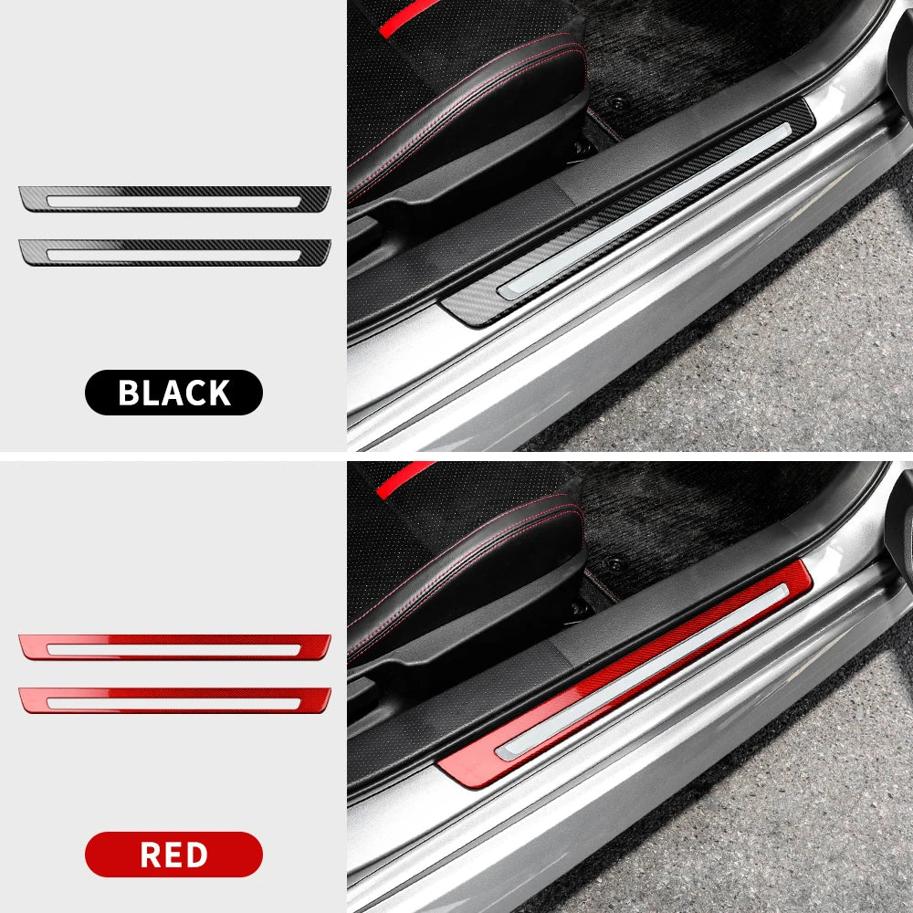 Real Hard Carbon Fiber For Subaru BRZ Toyota GR86 2021 2022 2023 2024 LHD RHD Car Trim Panel Sticker Dry Carbon Accessories