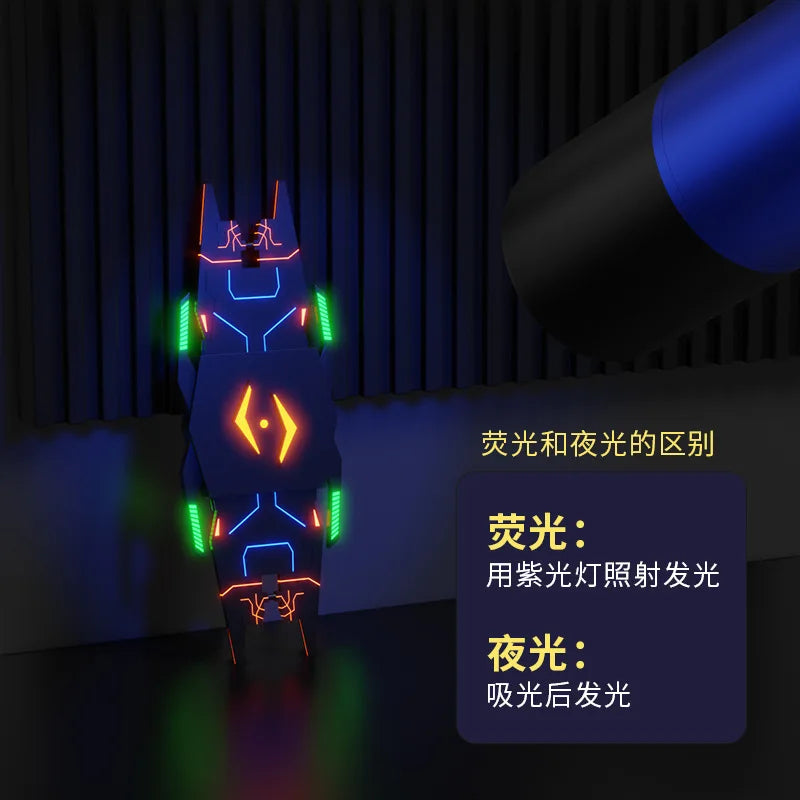 40g Stedi Panel Line Water-based Fluorescent Paint for Model Building Fluorescent Ink Panel Line Accent Color Hobby DIY Supply