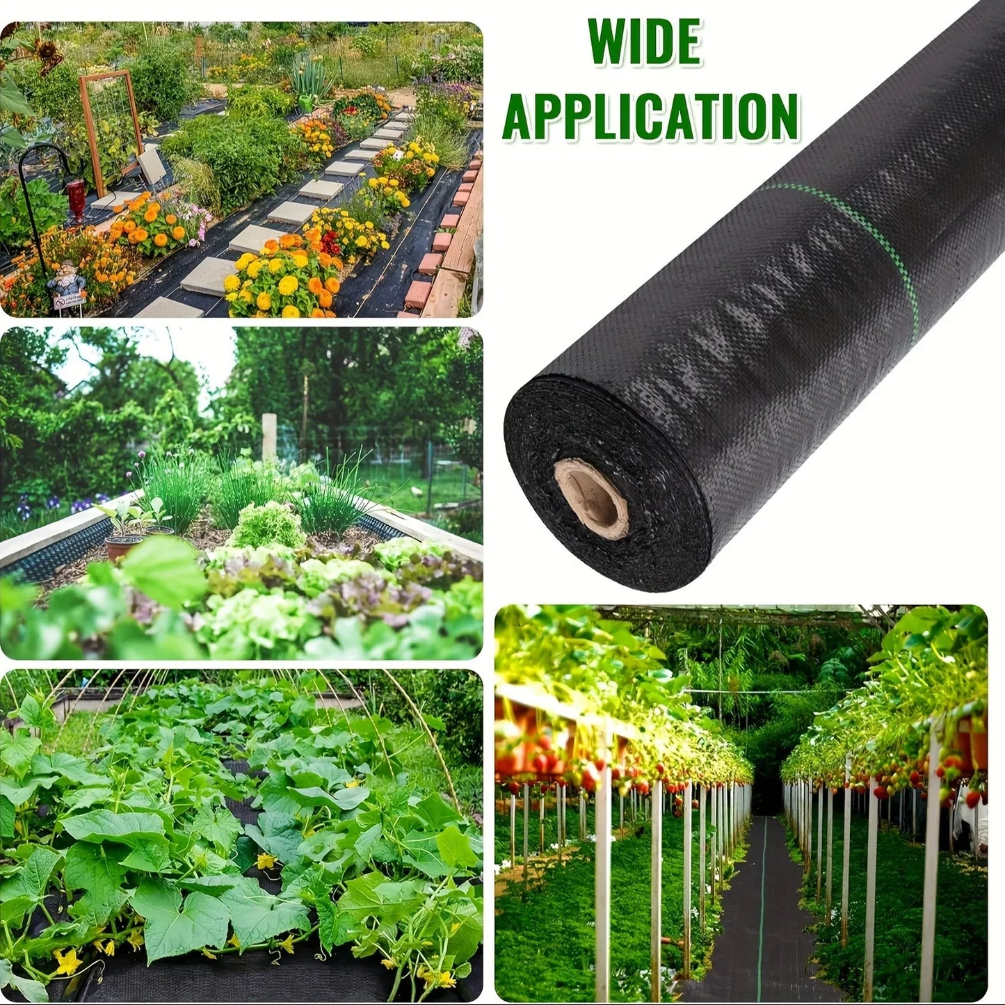 Weed Control Cloth for Agriculture, Weed Control Cloth for Gardens, Weed Barrier Cloth for Greenhouses, Weed Mat for Greenhouses