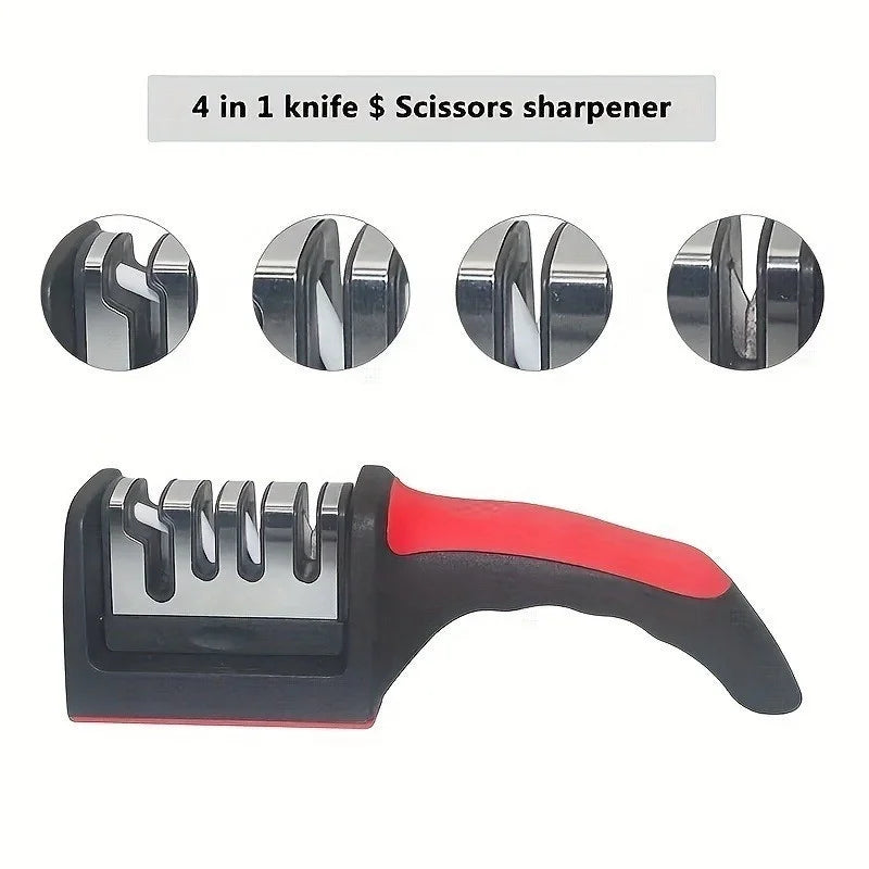 1-Pack Knife Sharpener Tool - Super Bowl Prep Edge Maintenance for Slicing Meats & Vegetables