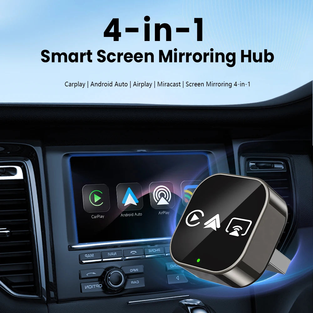 Wireless CarPlay & Android Auto Smart Box (Mirror Link)