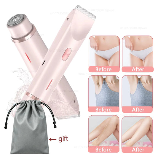 Double Head Women's Electric Shaver & Epilator for Legs and Underarms - photo 4