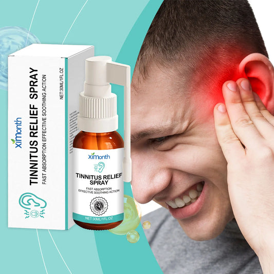 Tinnitus Relief Spray Improve Ear Ringing Discomfort Soothing Ear Itching Hearing Improvement Earwax Cleaner Anti Tinnitus Spray