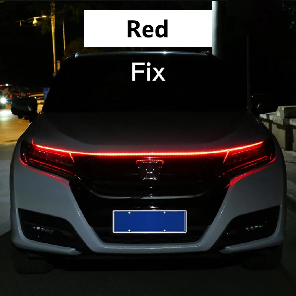 RXZ LED Daytime Running Light – Car Hood Decorative DRL Ambient Lamp 12V Scan Start Effect