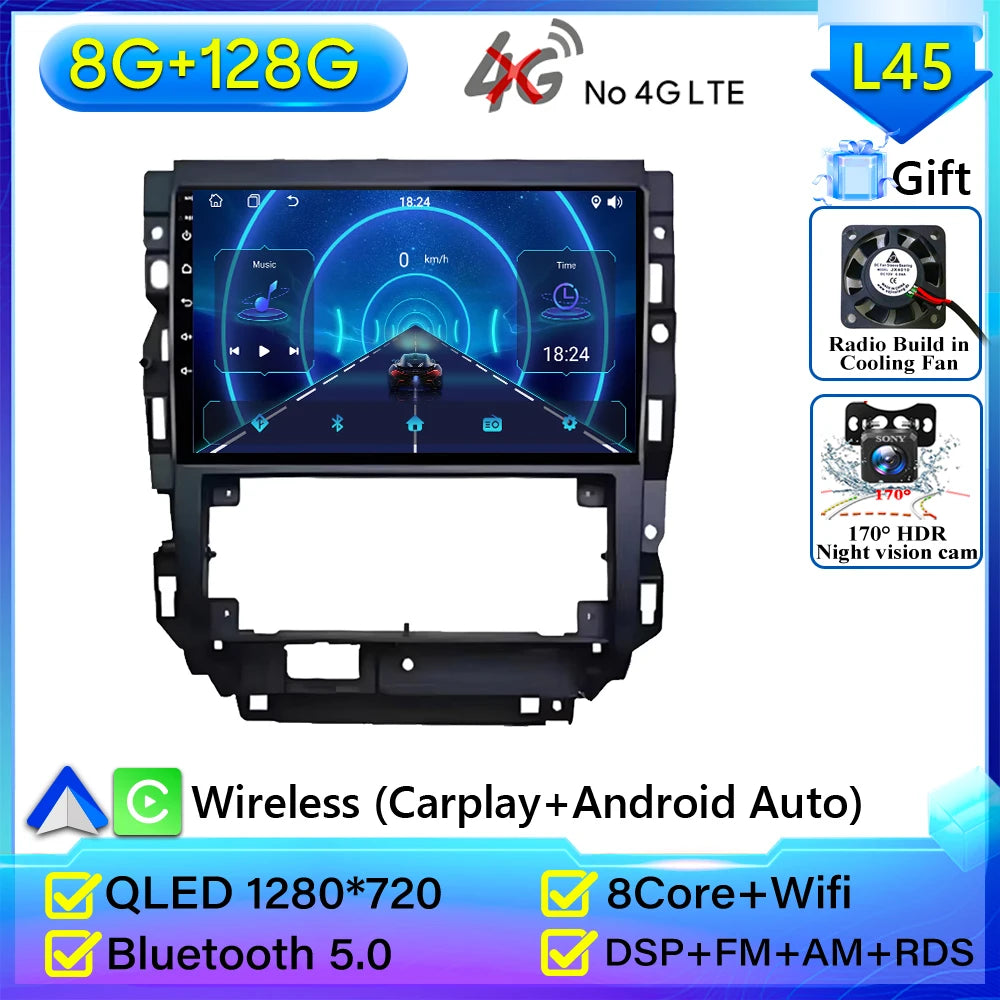 Android 16 For Volkswagen Golf 4 Mk4 Jetta 2004 - 2008 Car Radio Carplay Multimedia Player GPS Navigation Wifi Video Stereo 2din