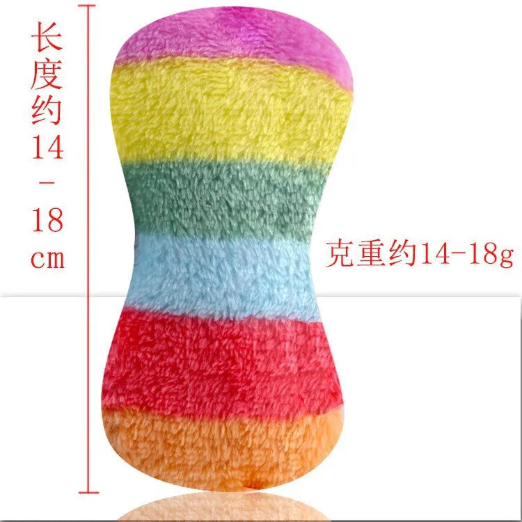 Squeaky Plush Chew Toy for Dogs, Animal Shapes