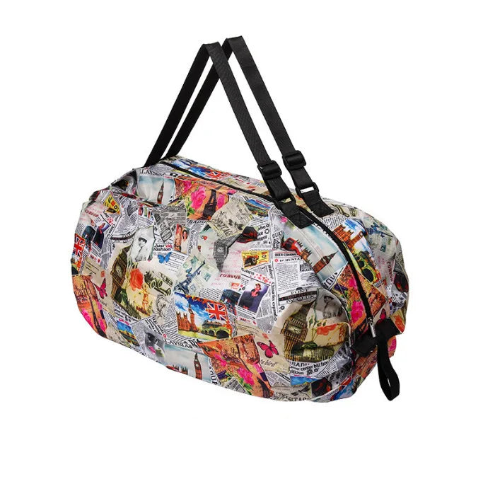 New Foldable Storage Bag Portable Travel Camouflage Handbags Large Capacity With Handle Japen Shopping Bag