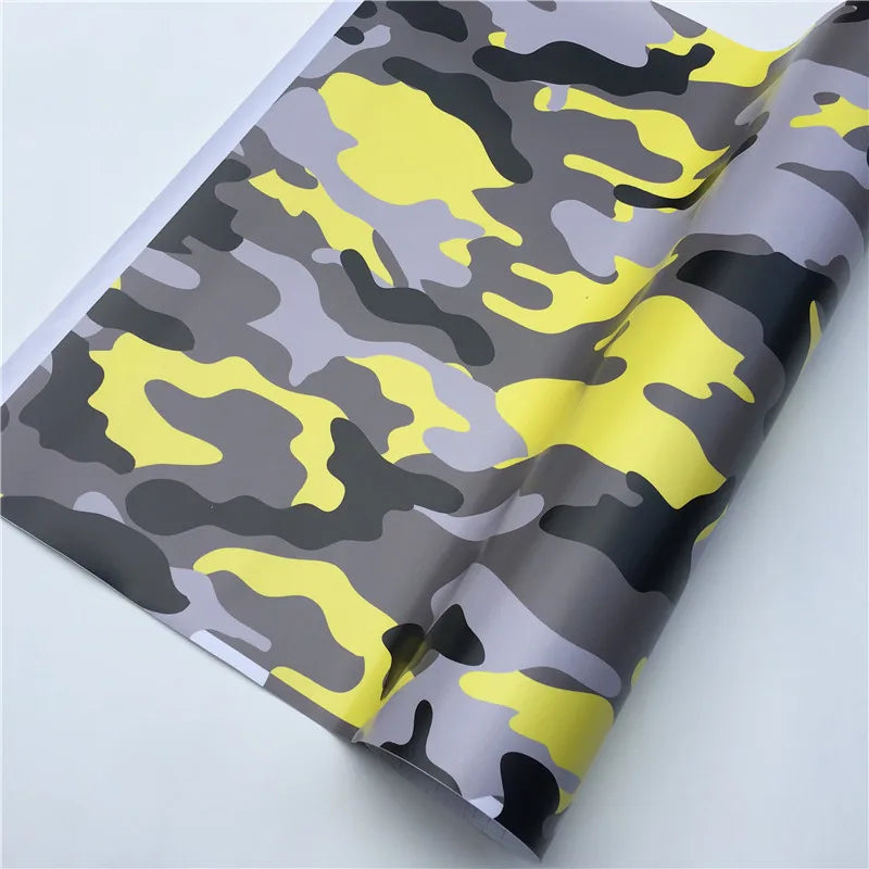 Arctic Snow Black Camo Vinyl Car Wrap Film Camouflage Vinyl Wrapping Sticker Console Computer Laptop Scooter Motorcycle