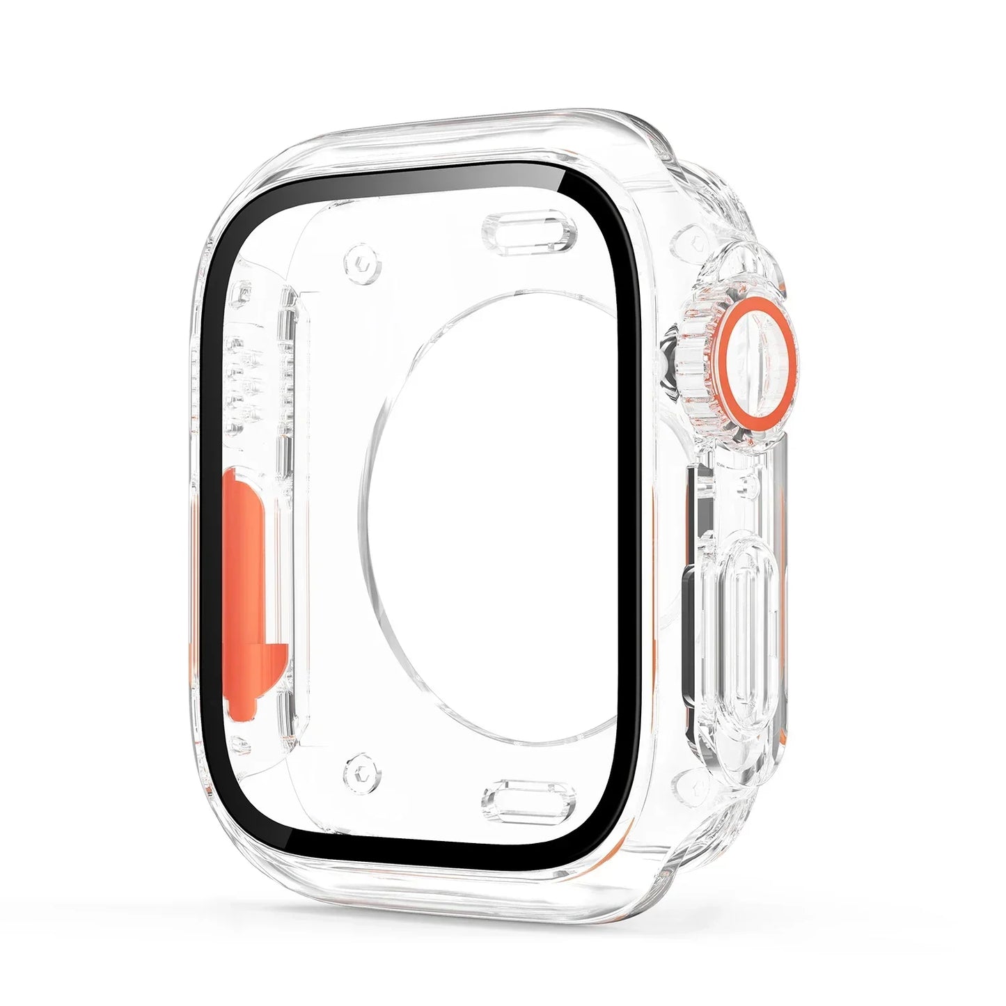 Screen Protector Cover for Apple Watch 46mm 45 44 40 41 42mm Hard PC Front Rear Bumper Case iwatch 10 987 SE 654 Change To Ultra