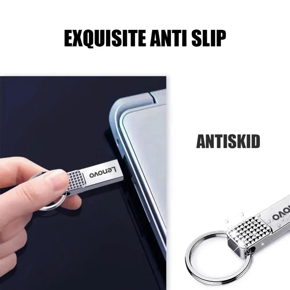 Metal USB Flash Drive with Type-C — 128GB to 512GB Dual-Port Memory Stick