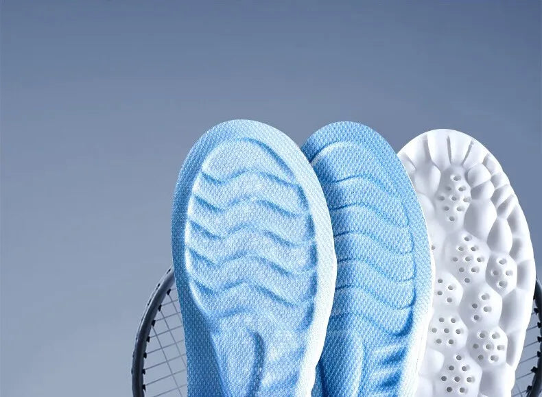 4D Cloud Sports Insoles – Shock Absorbing, Breathable PU Shoe Inserts