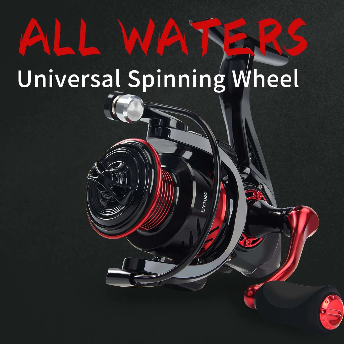 HAUT TON 1000-7000 Series Spinning Reel, 5.2:1 Gear Ratio 13+1BB Fishing Reel, Max Drag 10KG, For Saltwater Freshwater Fishing