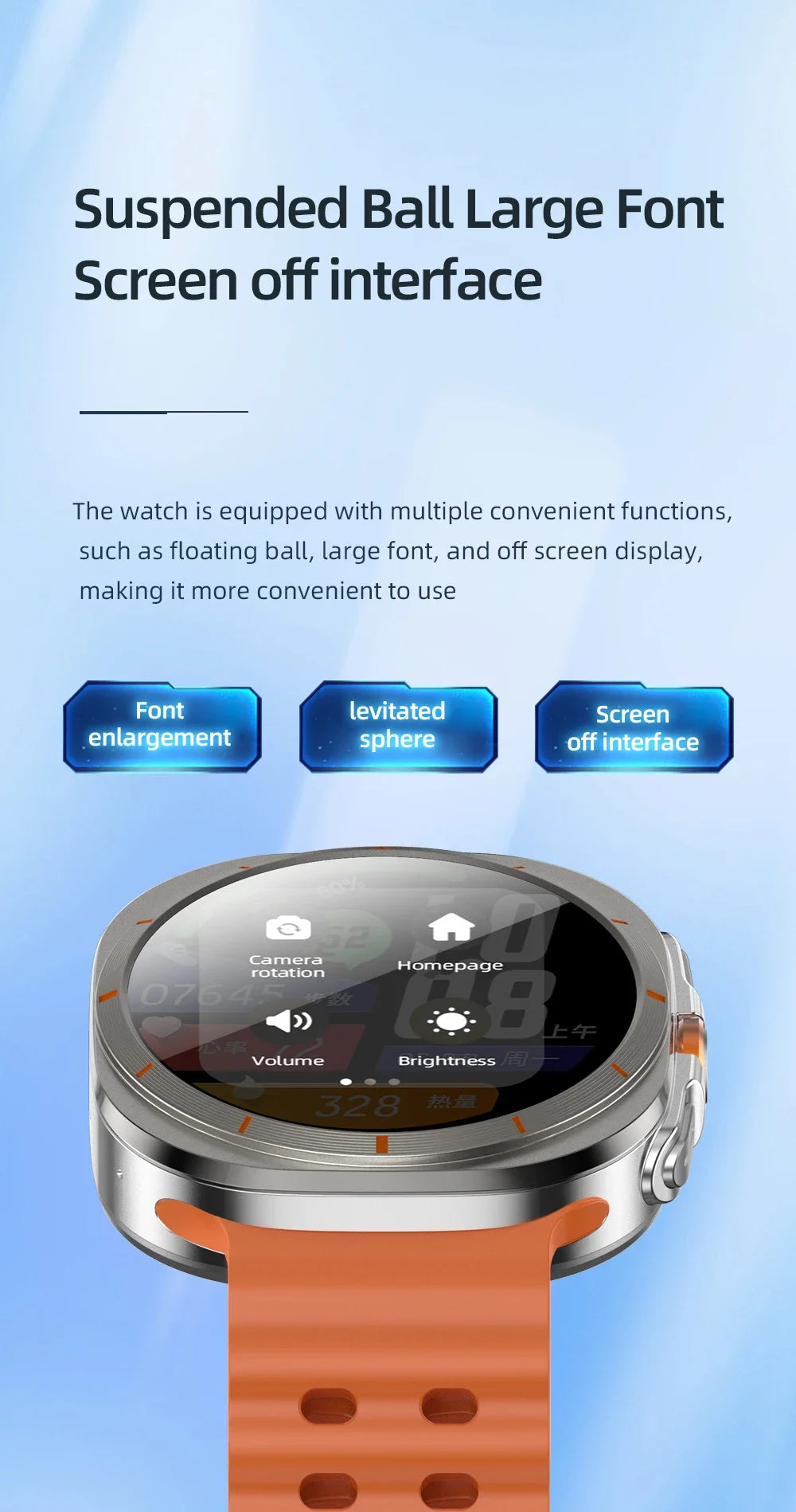 Upgrade Android 13.0 Smart Watch Ultra 4G/5G Smartwatch With 190° Rotary Camera GPS WIFI Sim Card Slot Compass App Download