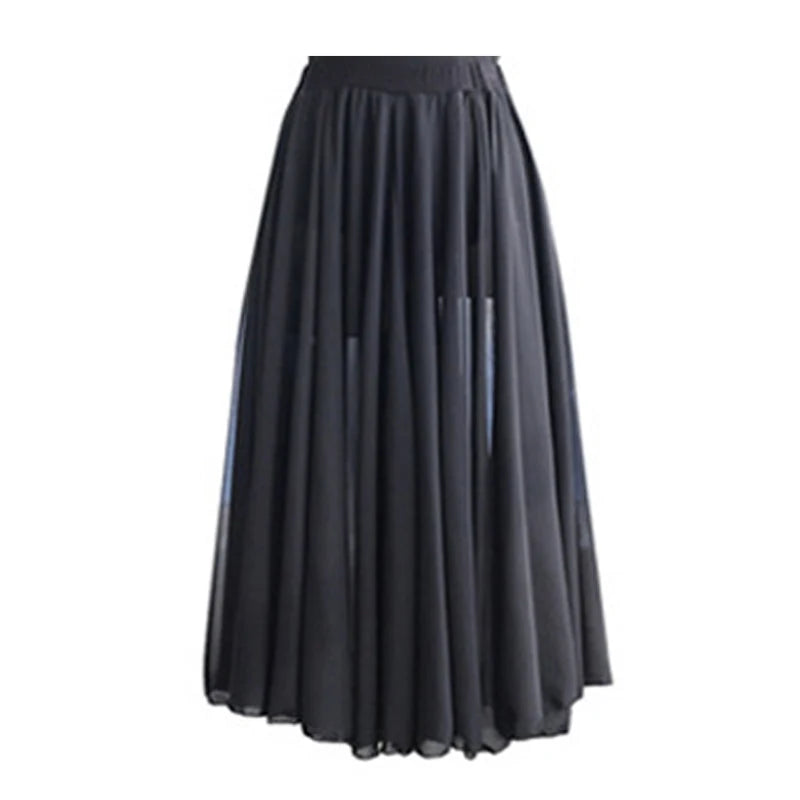 Full-skirt ballet practice dress