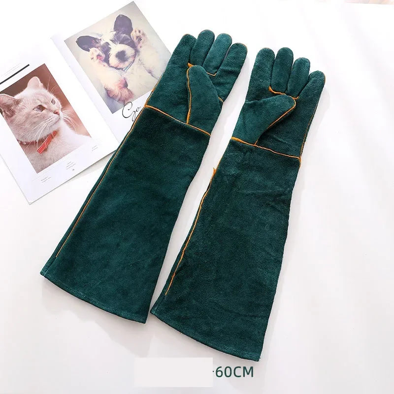 Bite Resistant Pet Safety Gloves – Multi-Purpose Animal Handling & Dog Training Gloves | 35cm & 60cm