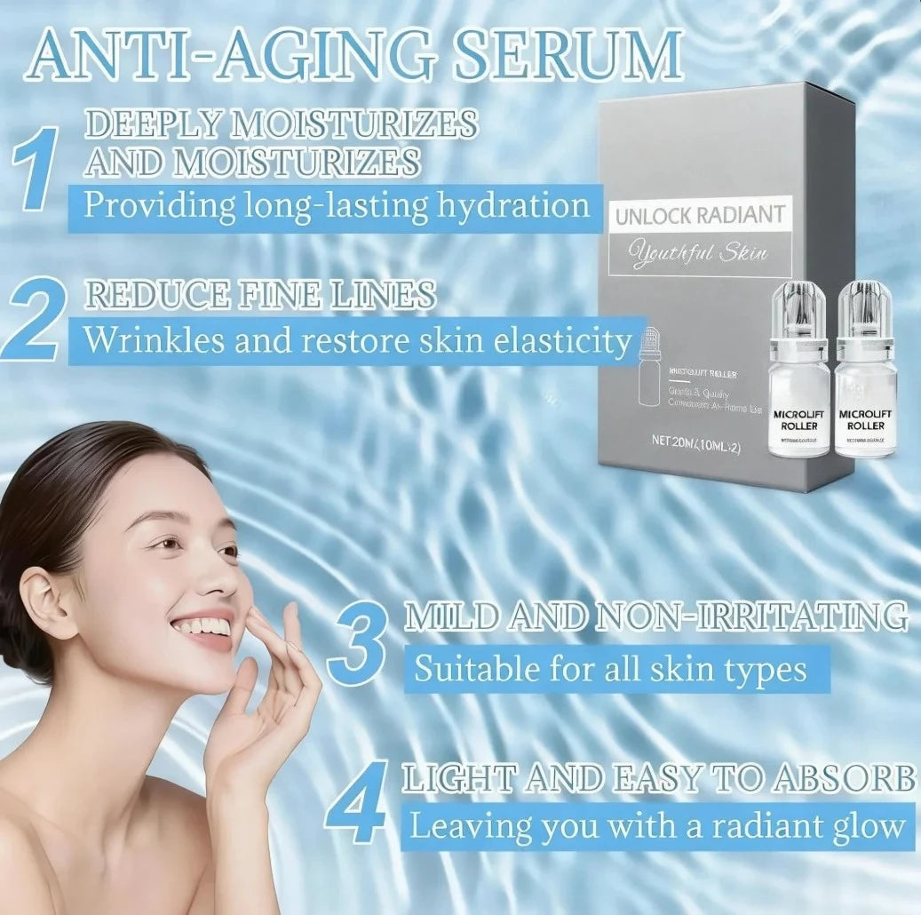 Micro Infusion Serum Kit 0.25mm Needle At Home Facial Beauty Tool Radiant Smooth Revitalizing Skin Care