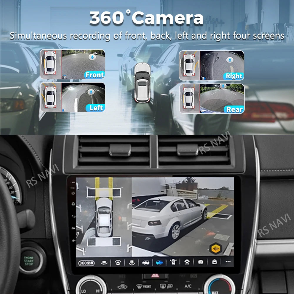 Android 16 For Toyota Camry US 2012 - 2014 2K QLED Android Car Radio Multimedia Video Player GPS Stereo CarPlay 4G Head Unit