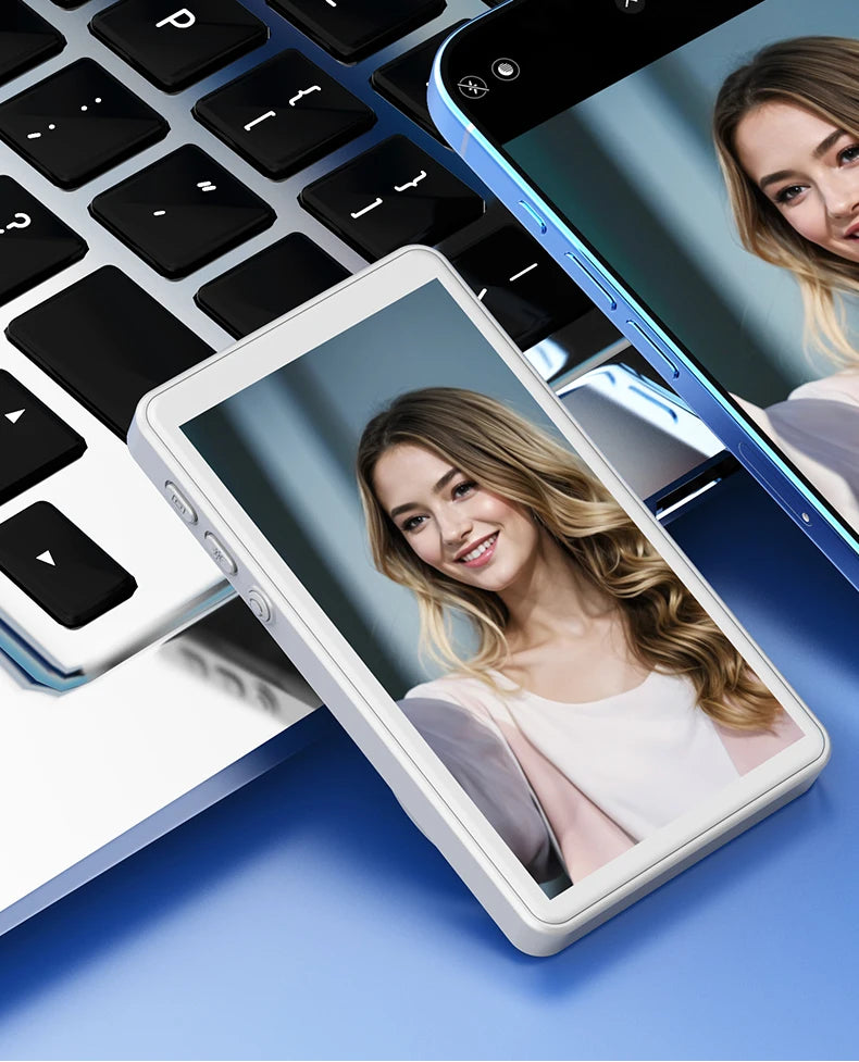 Smartphone Rear Camera Selfie Display Screen Wireless Wi-Fi Mirroring Magnetic Attachment for iOS Android Harmony OS