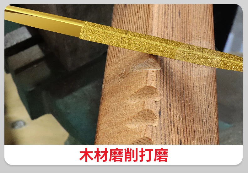 Diamond File, Titanium-coated File, Metal Jade Grinding Tool Set