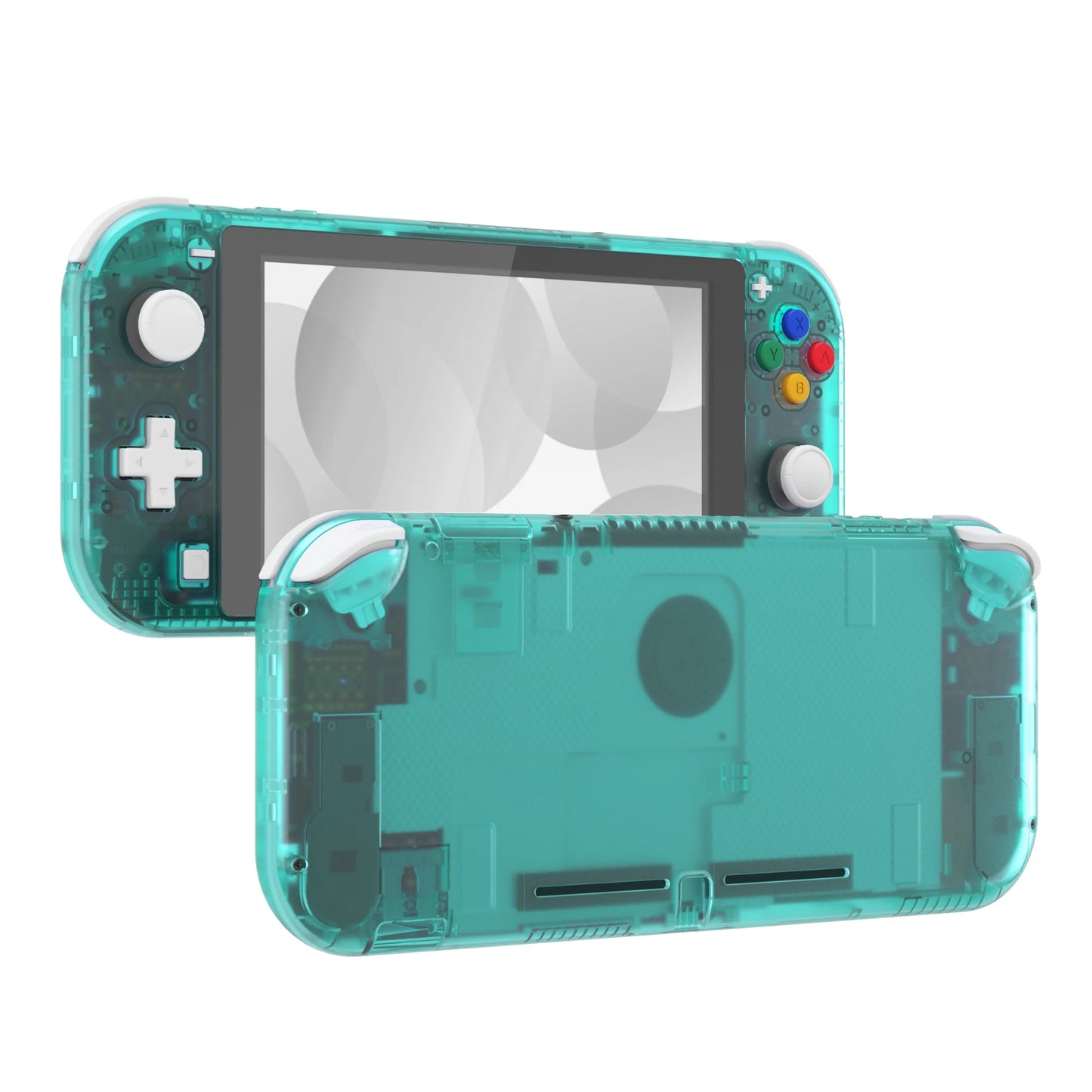 eXtremeRate Replacement Handheld Controller Housing Custom Shell with Screen Protector & ABXY Buttons for Nintendo Switch Lite