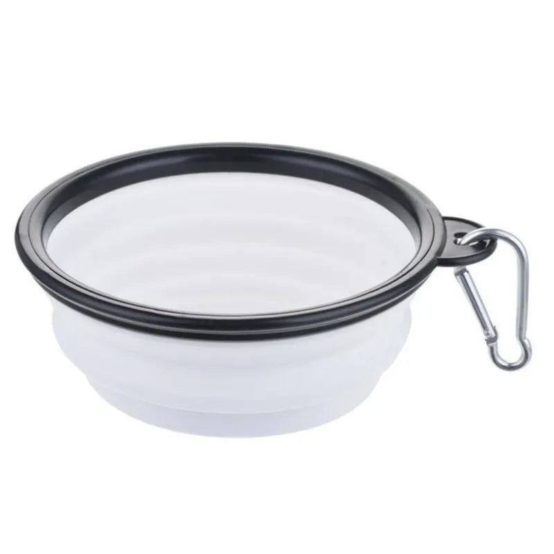 Collapsible TPR Pet Bowl - Portable Travel Food & Water
