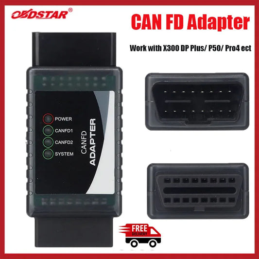 OBDSTAR CAN FD Adapter for X300 PRO4 / X300 DP Plus — GM, Chevrolet, GMC, Hyundai, Kia