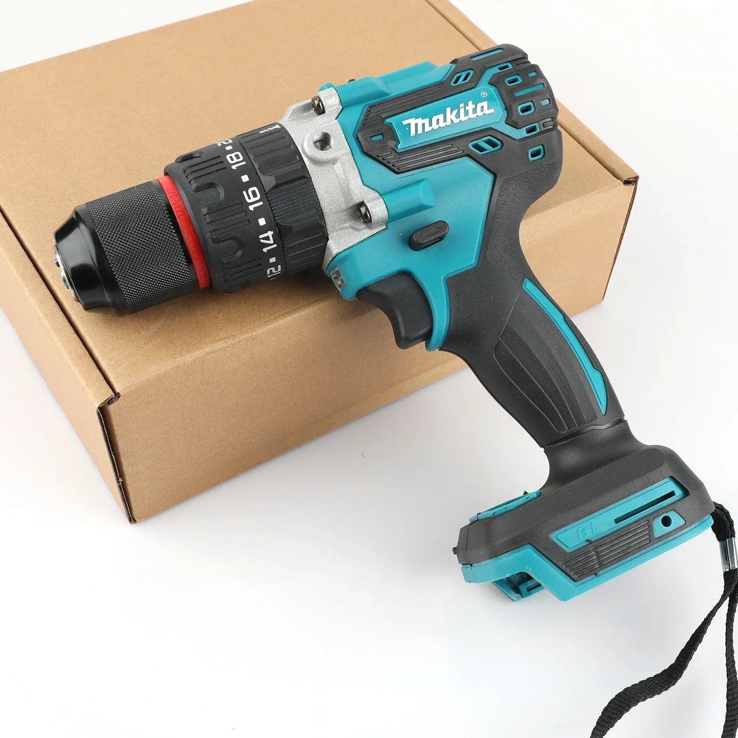 Makita DDF487 18V Brushless Cordless Drill Driver – Lithium Battery Compatible, UK/US/AU/EU Plug