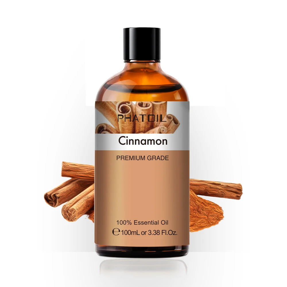 100ml Pure Essential Oil for Diffusers — Aromatherapy (Lavender, Rose, Peppermint & More)