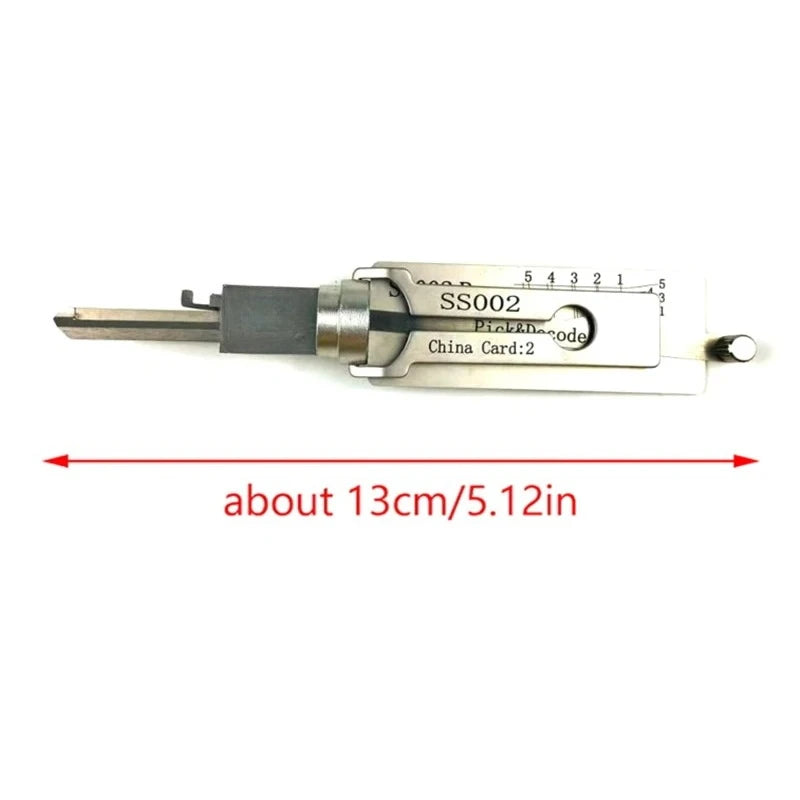 2026 NEW Locksmith Tool Set SS002 2-in-1 Implement for Servicing or Decoding Specific Models of Home and Civilian Door Locks
