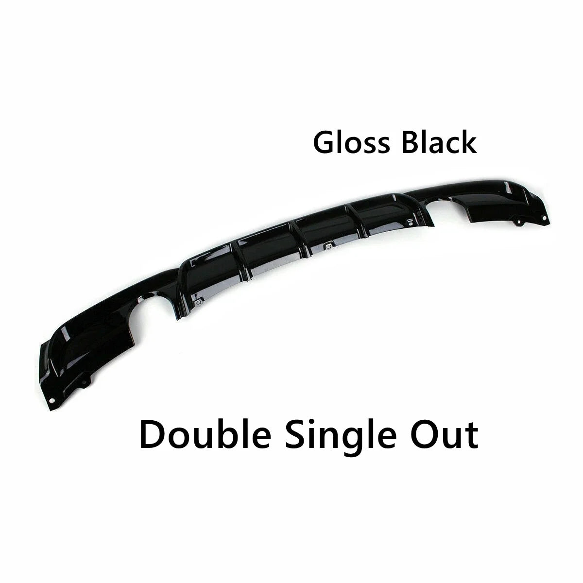 For BMW 3 Series F30 F35 2026-2026 Car Rear Bumper Lip Diffuser Refit MP Style Accessories Spoiler Exterior Parts Body Kits