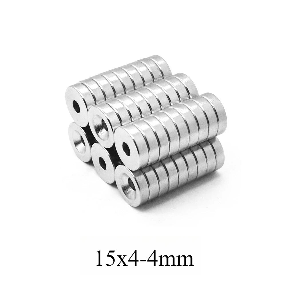 Neodymium Disc Magnets 15x4mm, Strong Craft & DIY Magnet Set