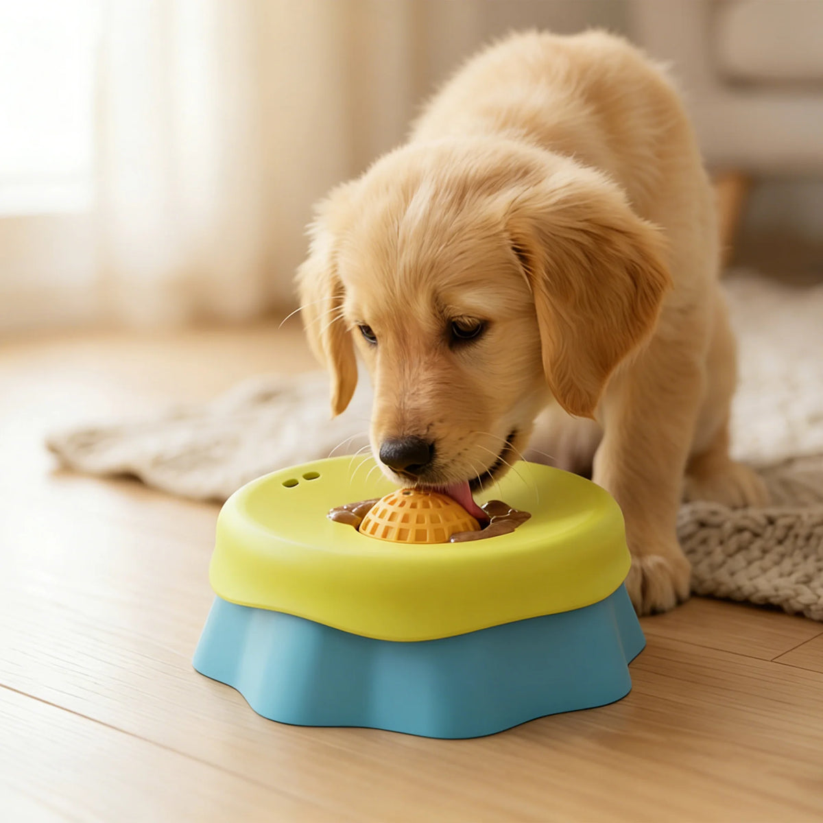 Dog Lick Bowl with Rolling Ball - Slow Feeder for Wet Food & Water - photo 5