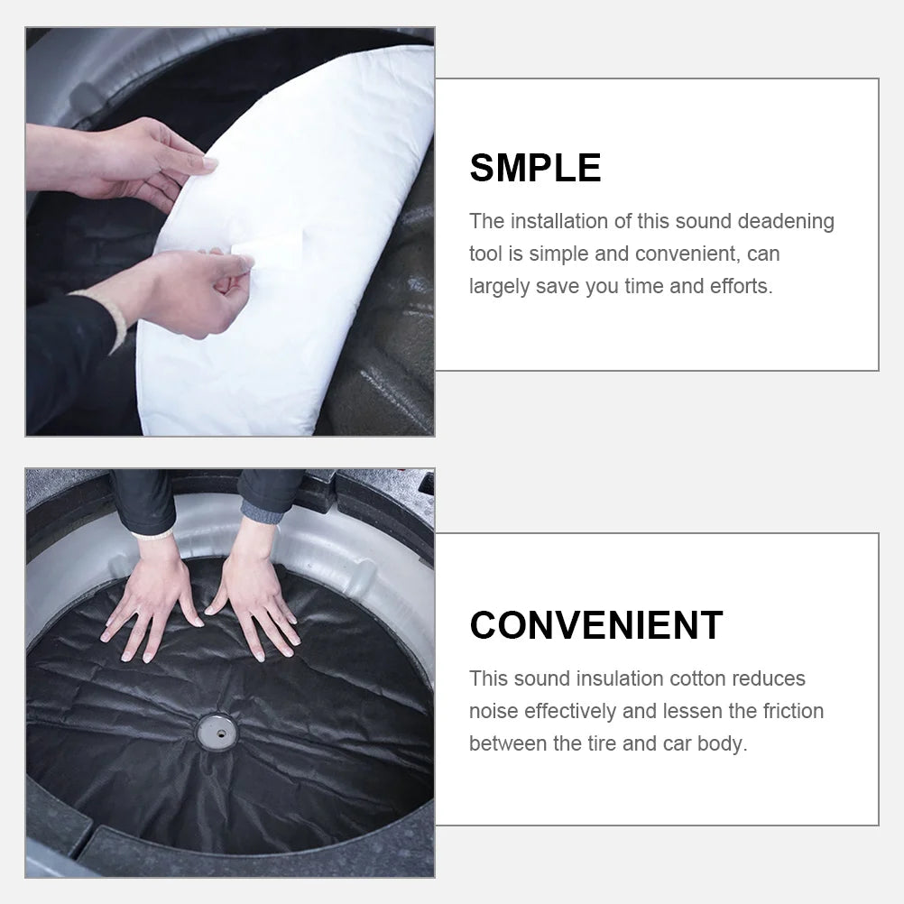 Wheel Arch Sound Insulation Mat for Tyre Noise, 72 x 72 cm - view 5