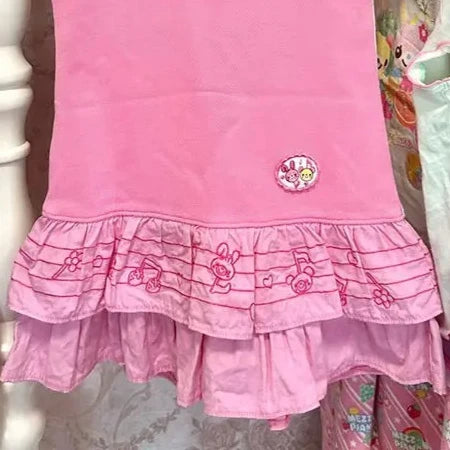 2026 Summer Japanese Kawaii Hooded T Shirts Women Y2k Hooded Short Sleeve Cartoon Print T-shirt Tops Casual Fashion Sweet Tees