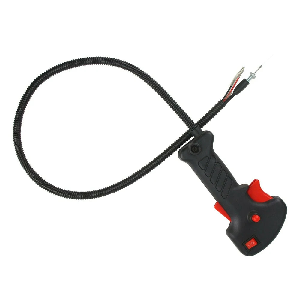 Manual Throttle Switch Assembly For Gasoline Brush Cutter Grass Trimmer Tube Mower Handle Throttle Switch Lawn Mower Parts