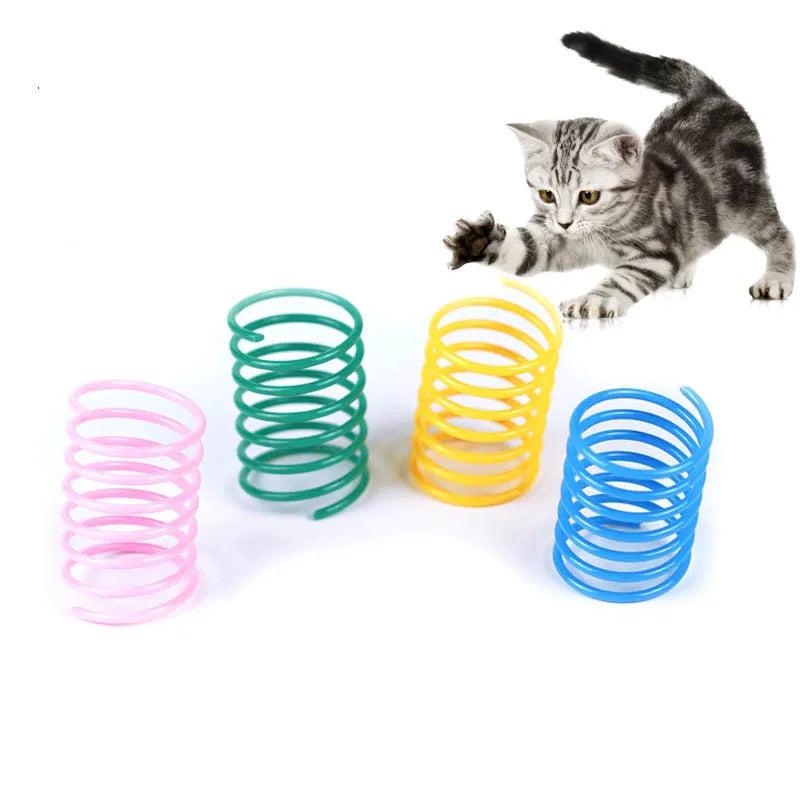 High-Elastic Spiral Spring Cat Toys - Chase & Chew – photo 5