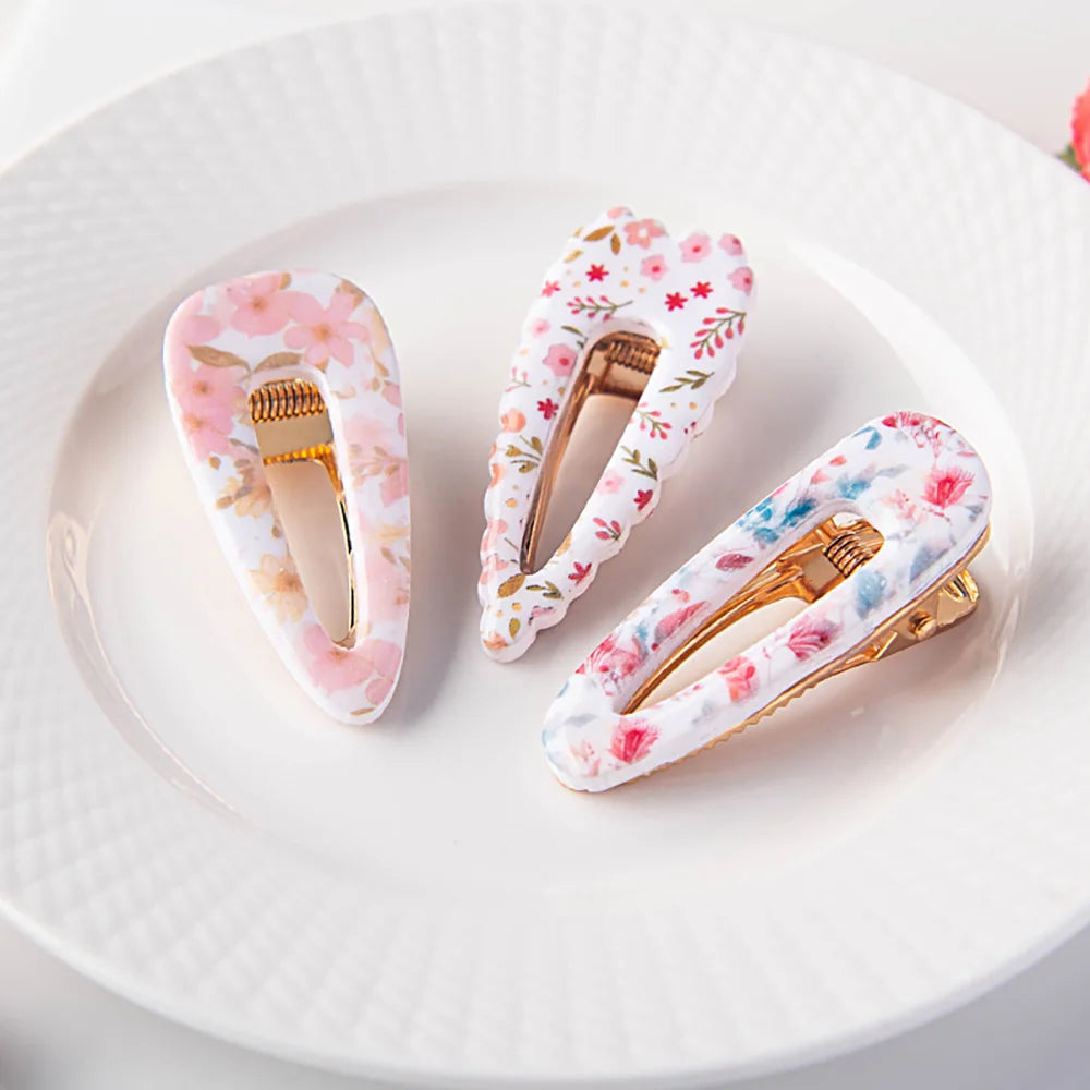 1PC Various Styles Geometric Shape Flower Tile Pattern Polymer Clay Mould Hairpin Embossing Clay Mold Jewelry Making Clay Tools
