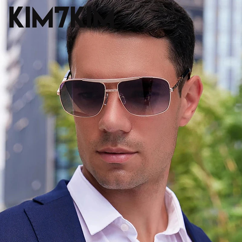 Vintage Square Sunglasses — Punk Driving Shades, Unisex UV400
