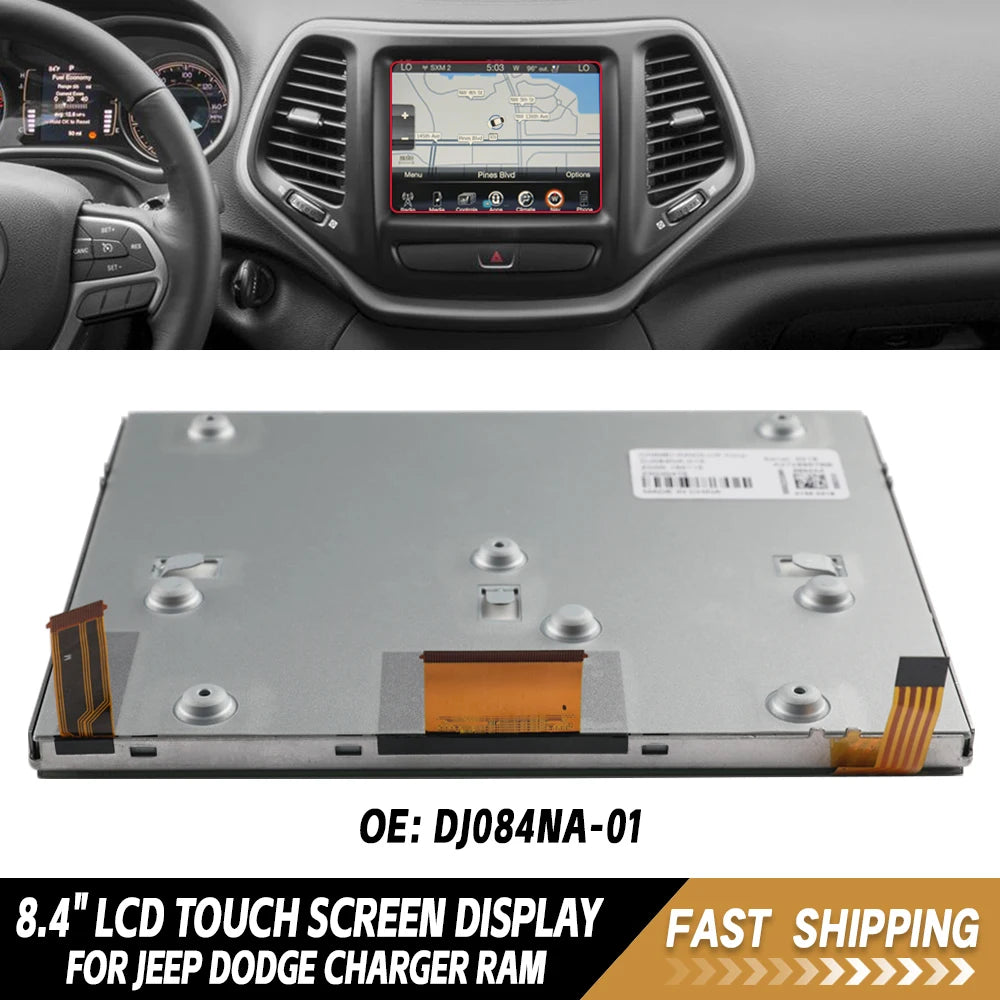 8.4" Touch Screen Replacement — Dodge RAM, Chrysler 300/200 & Jeep (2013-2017)