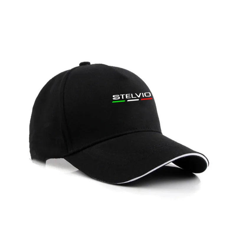Car Hats Casual Baseball Caps Sunscreen Cotton Ventilate Hat for Alfa Romeo STELVIO Auto Accessories