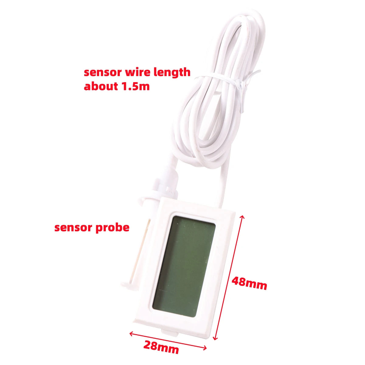 1 set Beekeeping Beehive LCD Digital Display Hygrothermograph Electronic Embedded Temperature & Humidity Meter Gauge Instruments