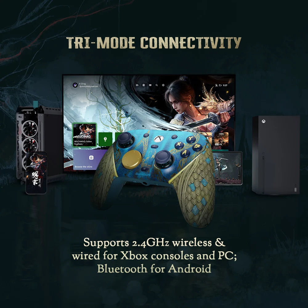 GameSir G7 Pro WUCHANG Xbox PC Controllers Wireless for XBOX Series S X One PC Control Bluetooth Gamepad Fallen Feathers Edition